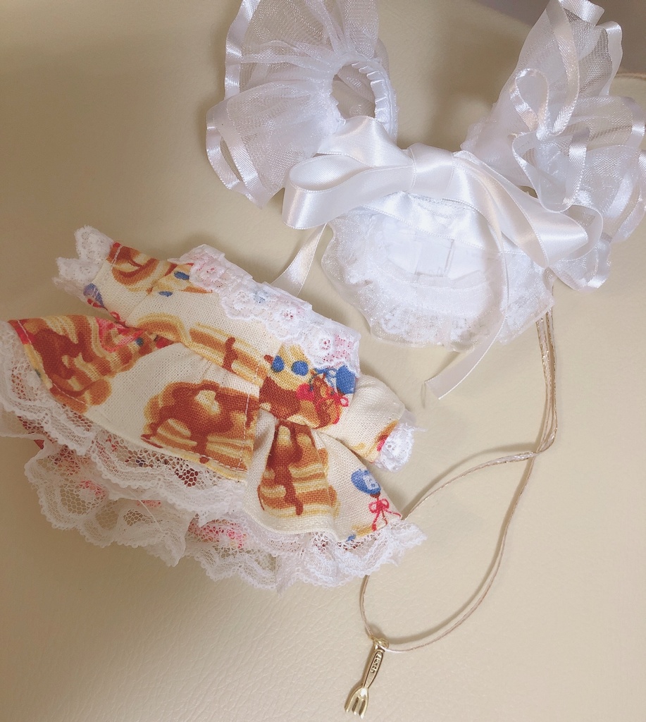 パンケーキワンピース+エプロンセット