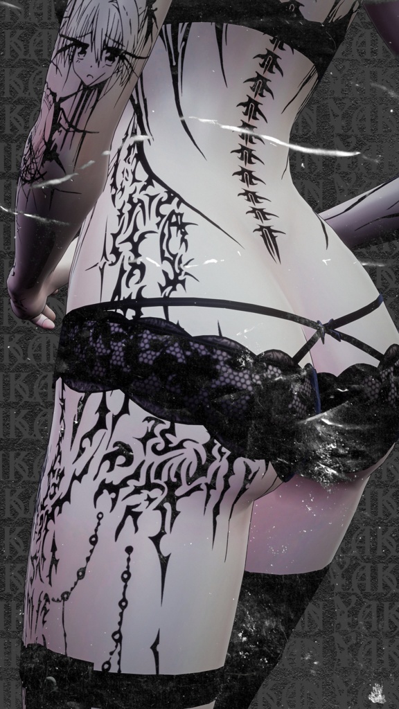 Lasyusha Cyber Tribal Tattoos ラシューシャ サイバー トライバル タトゥー