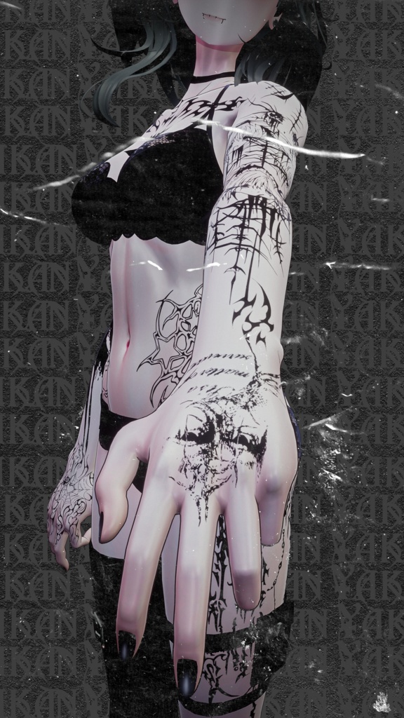 Lasyusha Cyber Tribal Tattoos ラシューシャ サイバー トライバル タトゥー