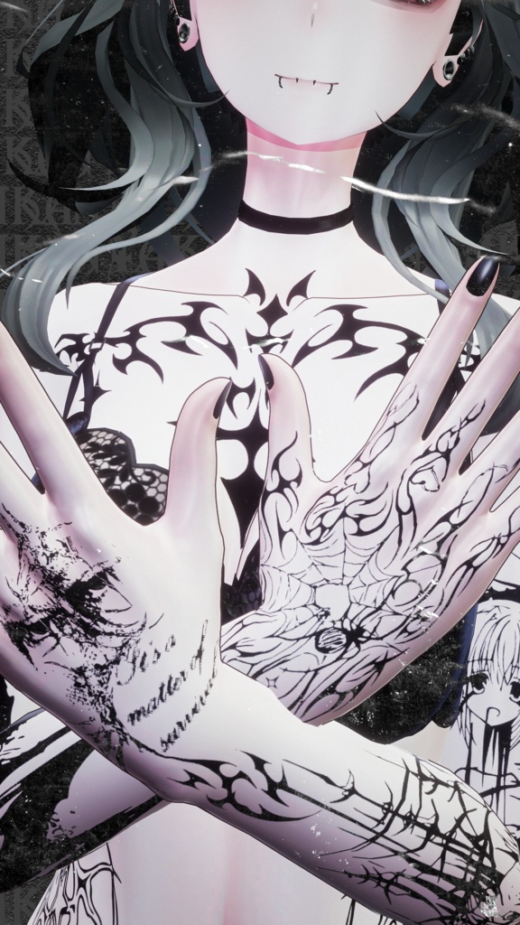 Lasyusha Cyber Tribal Tattoos ラシューシャ サイバー トライバル タトゥー