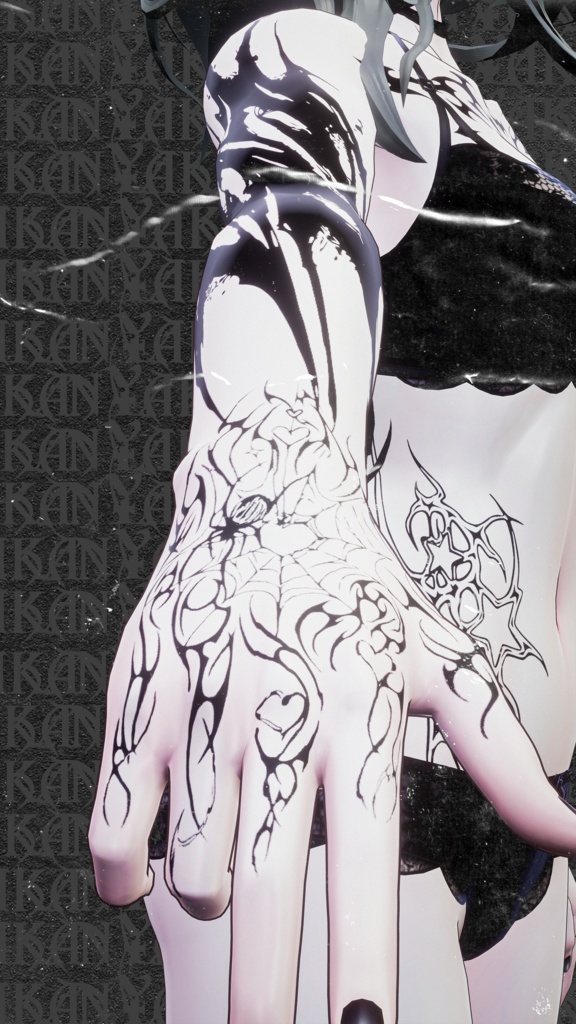 Lasyusha Cyber Tribal Tattoos ラシューシャ サイバー トライバル タトゥー