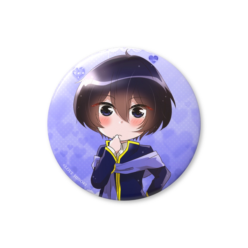 葵 ﾃﾞﾌｫﾙﾒ缶バッジ