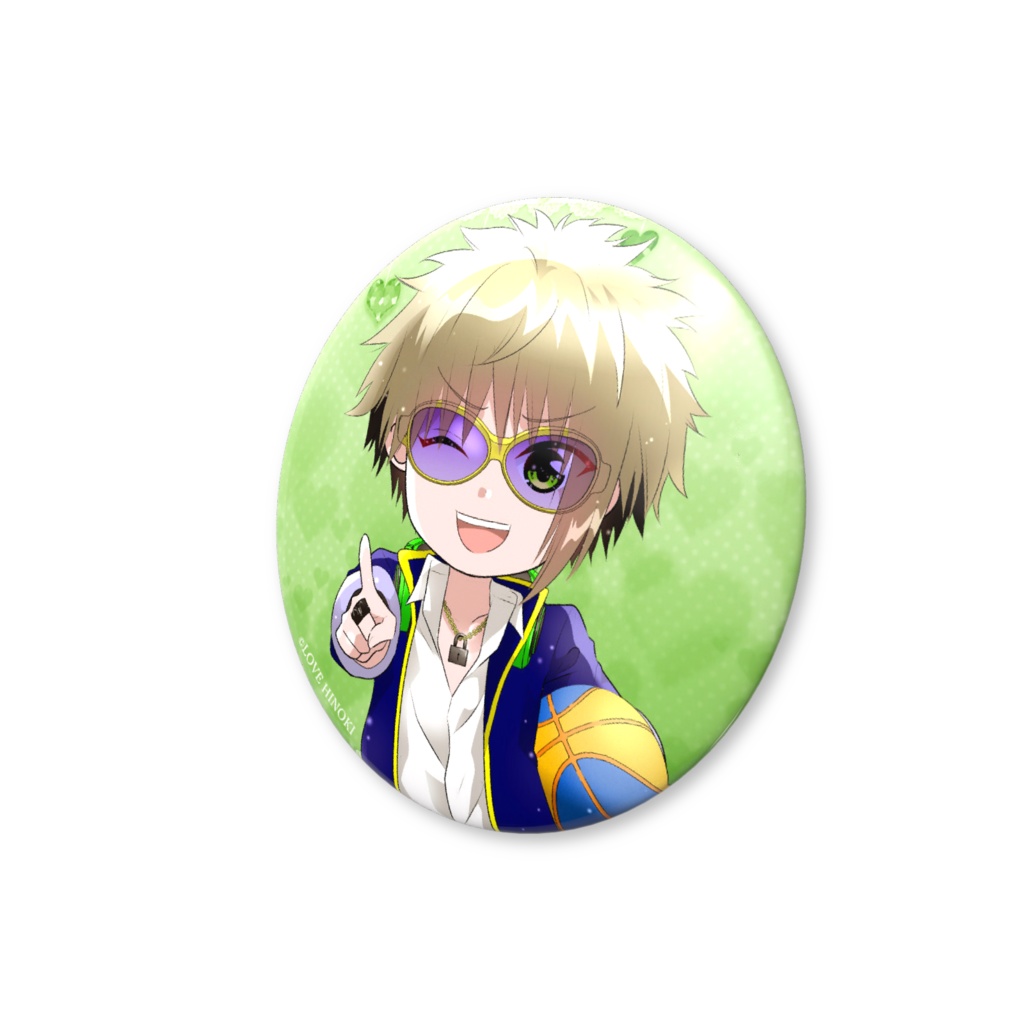 白鐚 デフォルメ缶バッジ