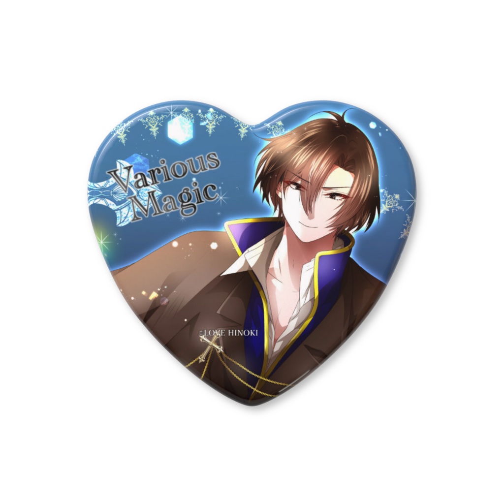 靉 第2話表紙ver.ハート缶バッジ