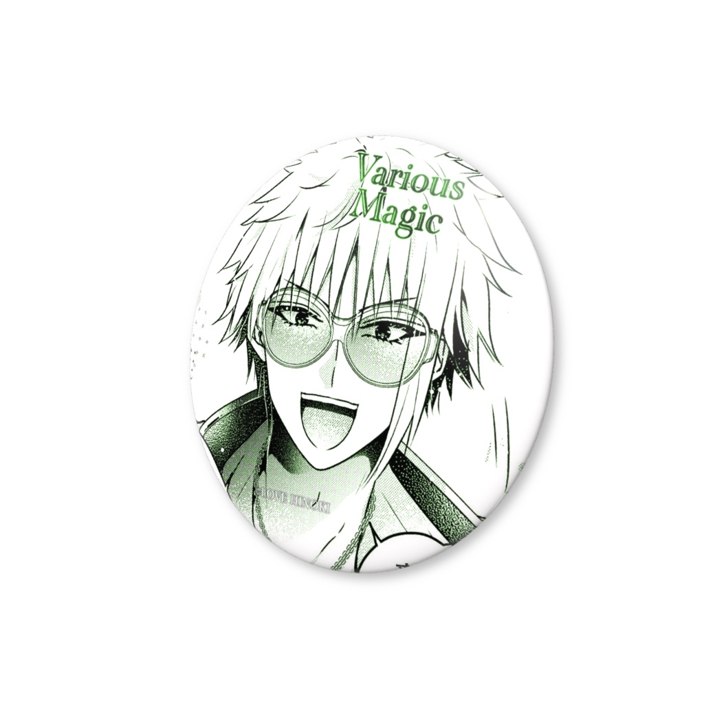 白鐚 原作イラストver.缶バッジ