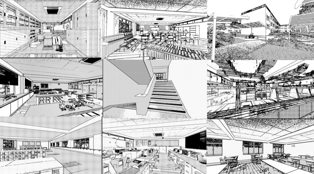 漫画背景_学校18枚