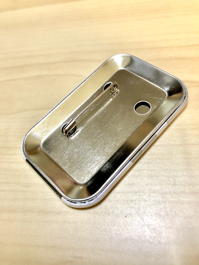 偽人缶バッジ(初期メンバー)