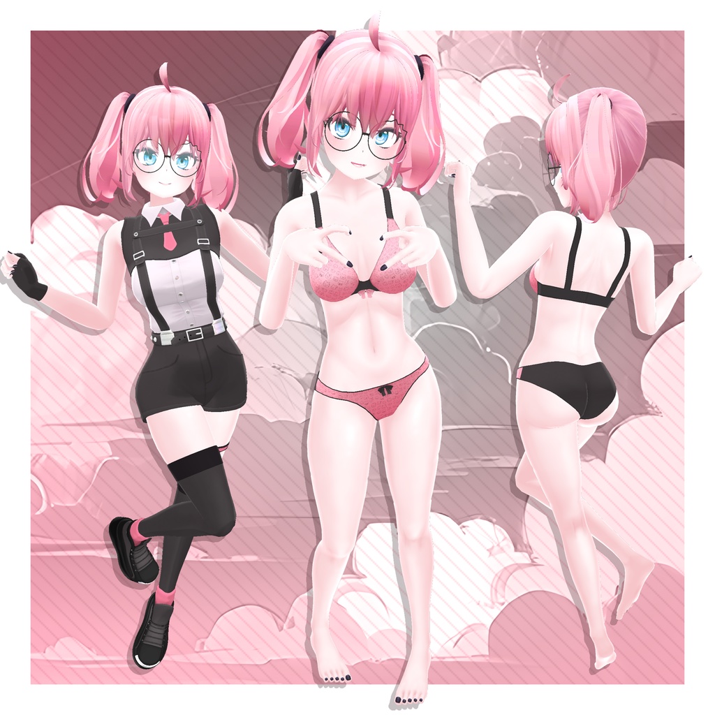 オリジナル3Dモデル [ Zuzu (ズズ) ] - Okaeri Game Studio - 2/4