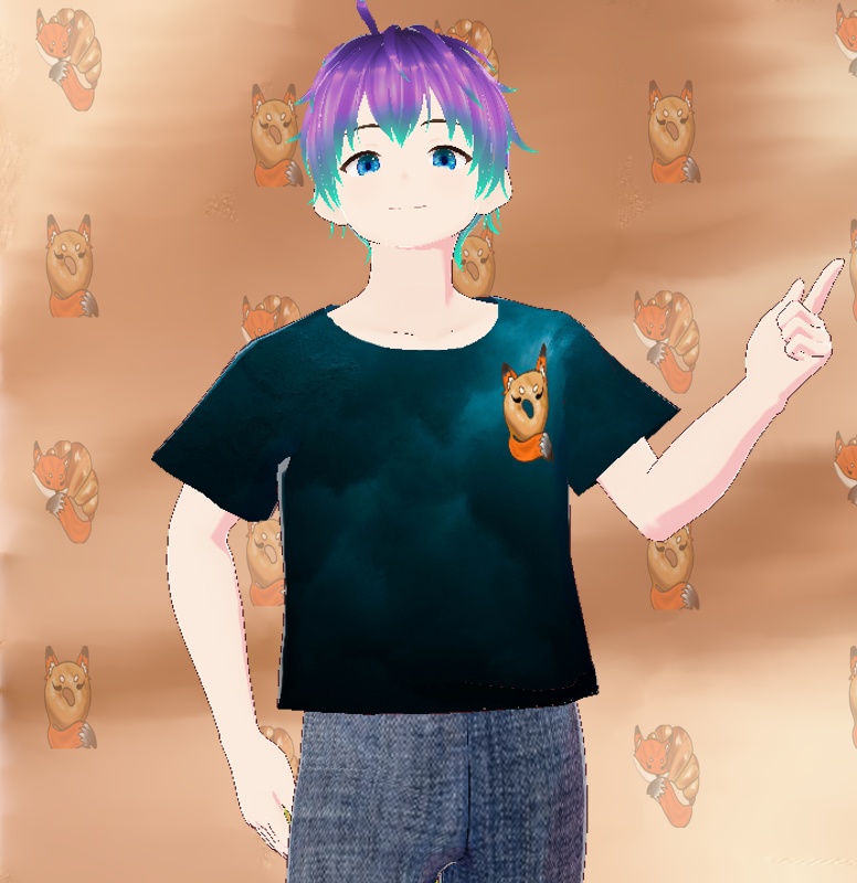 Bagel Fox Shirt [VRoid]