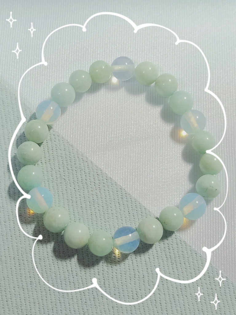 ブレスレット(淡いグリーン)