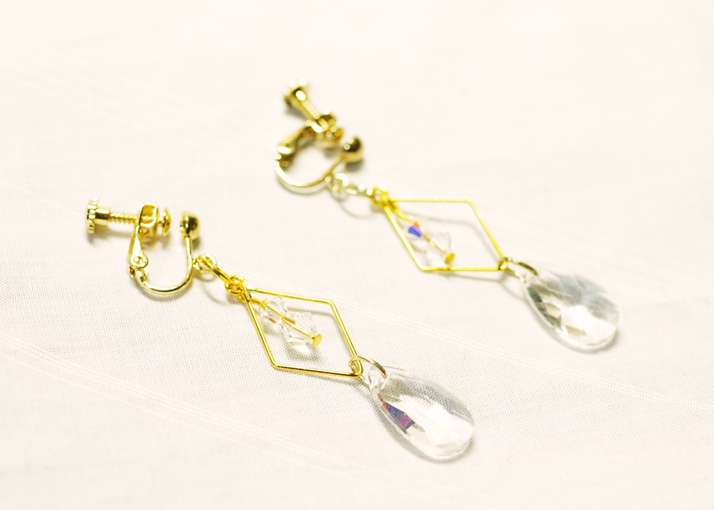 透明な雫2 イヤリング・ピアス