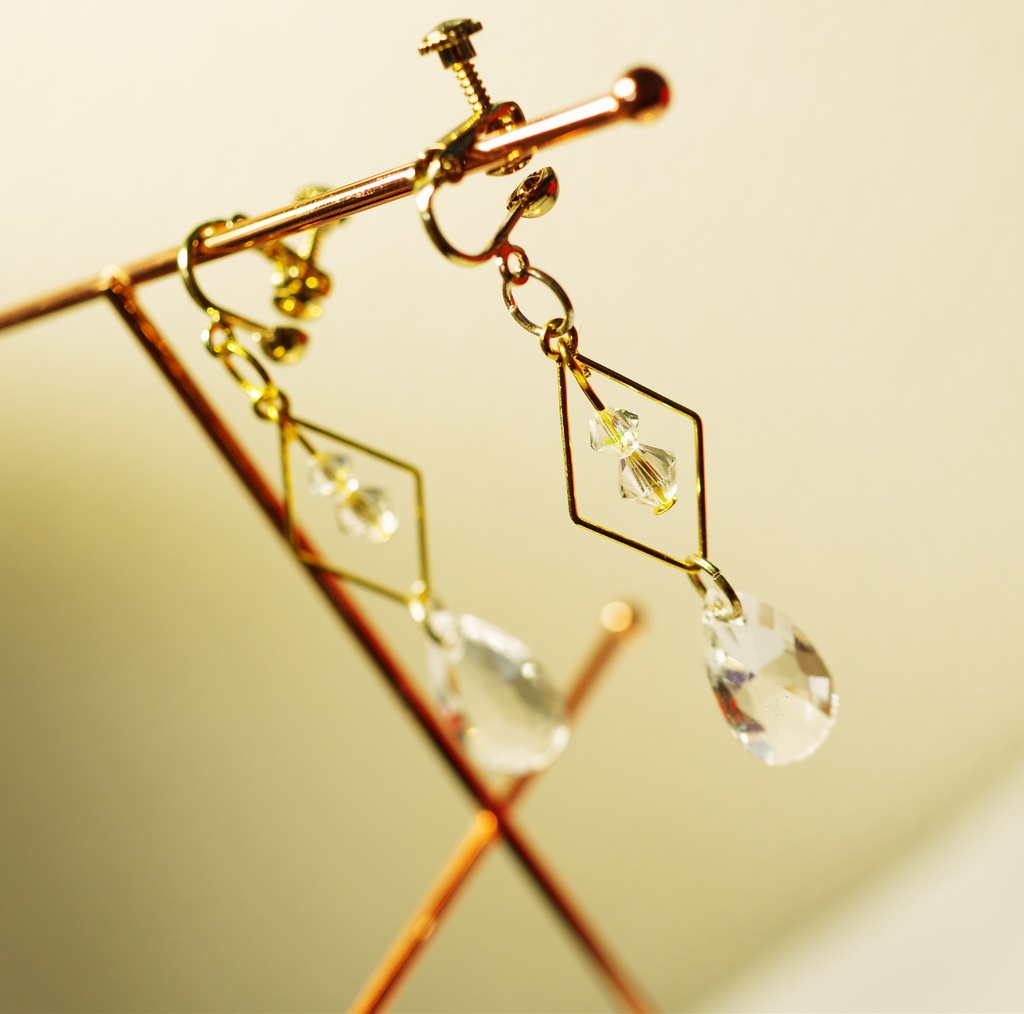 透明な雫2 イヤリング・ピアス