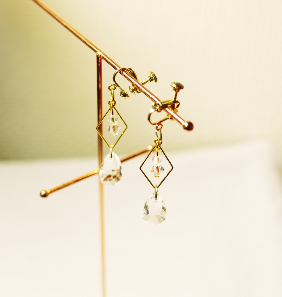 透明な雫2 イヤリング・ピアス