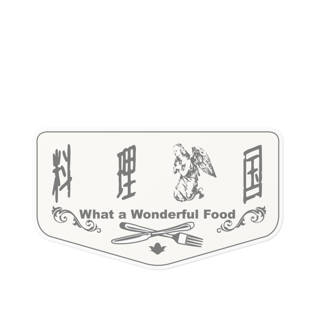 料理天国オフィシャルステッカー Type-A-01