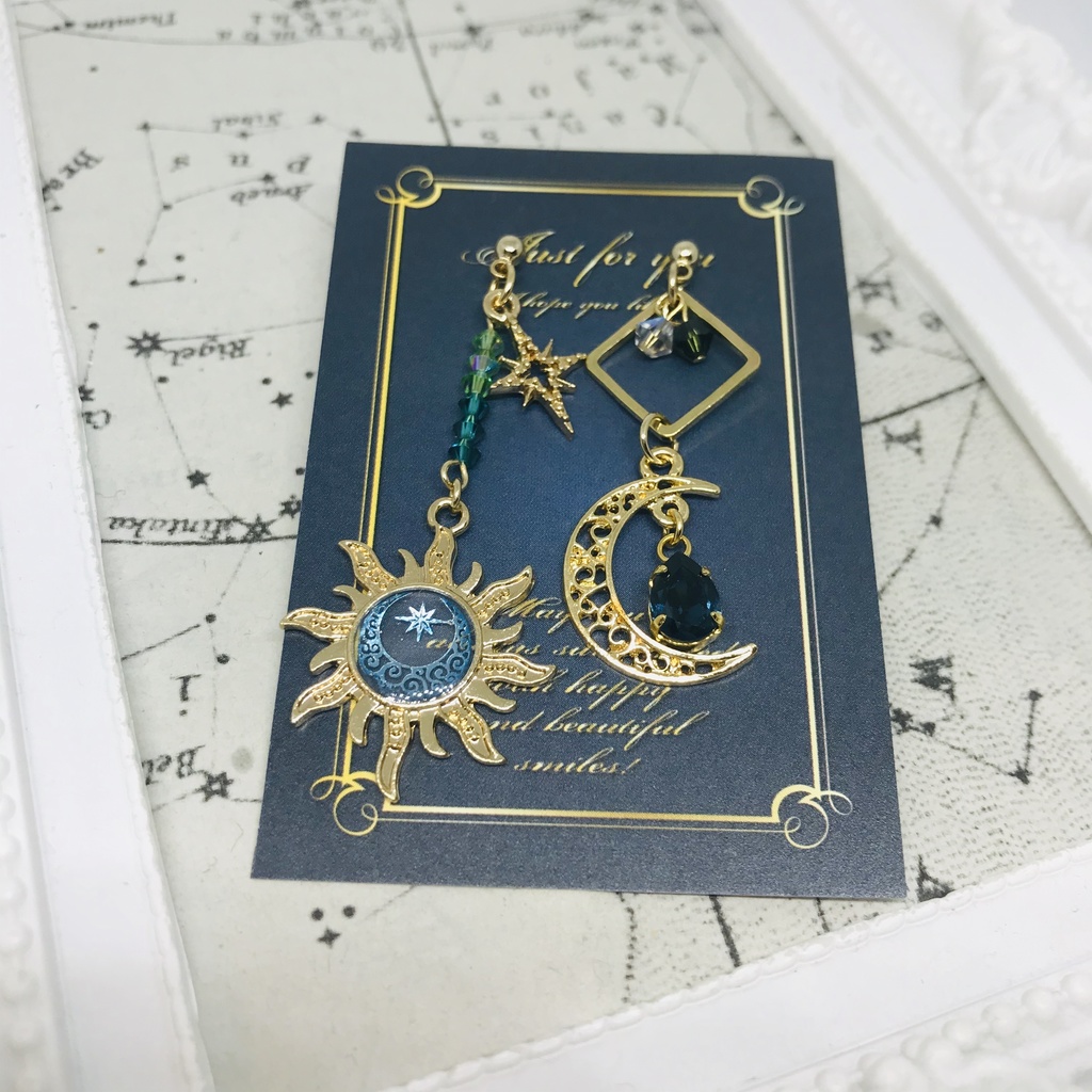 【仙コミ】 鬼滅の刃　時透無一郎　有一郎　モチーフ　ピアス　イヤリング　