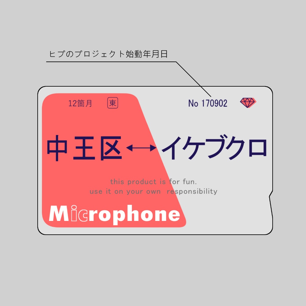 交通系ICカード風ステッカー - p-DCB by momo. - BOOTH