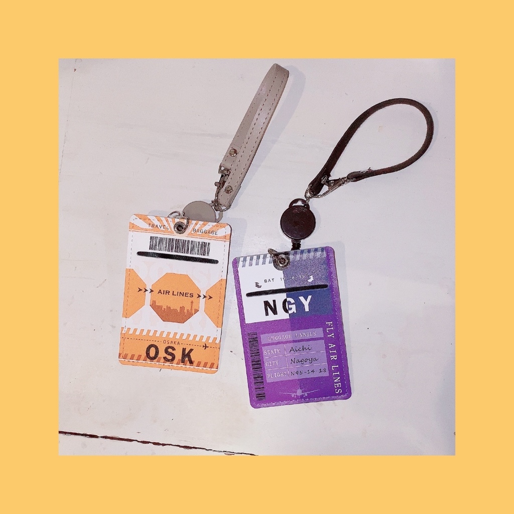 トラベルタグ風パスケース
