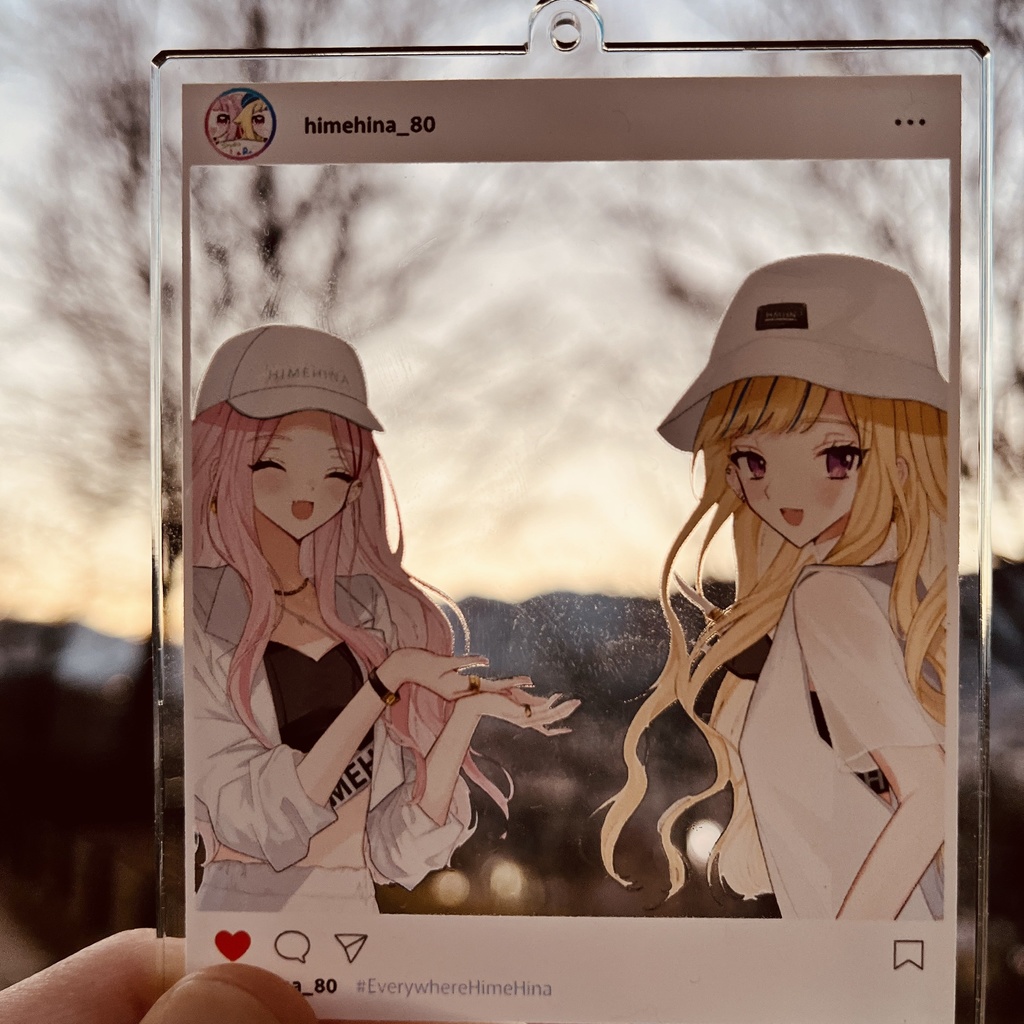 インスタ風アクリルキーホルダー【ヒメヒナ非公式グッズ】