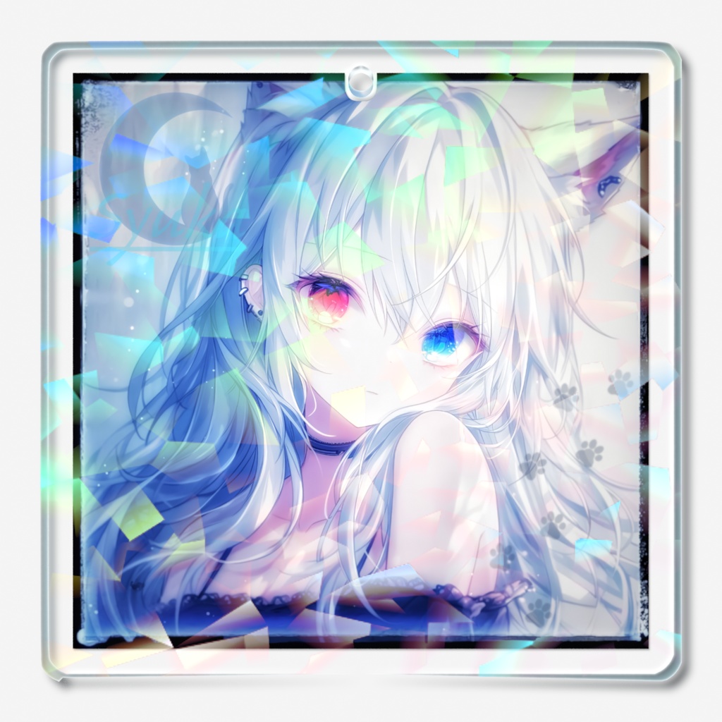 水瀬しゅか　ホログラムアクリルキーホルダー