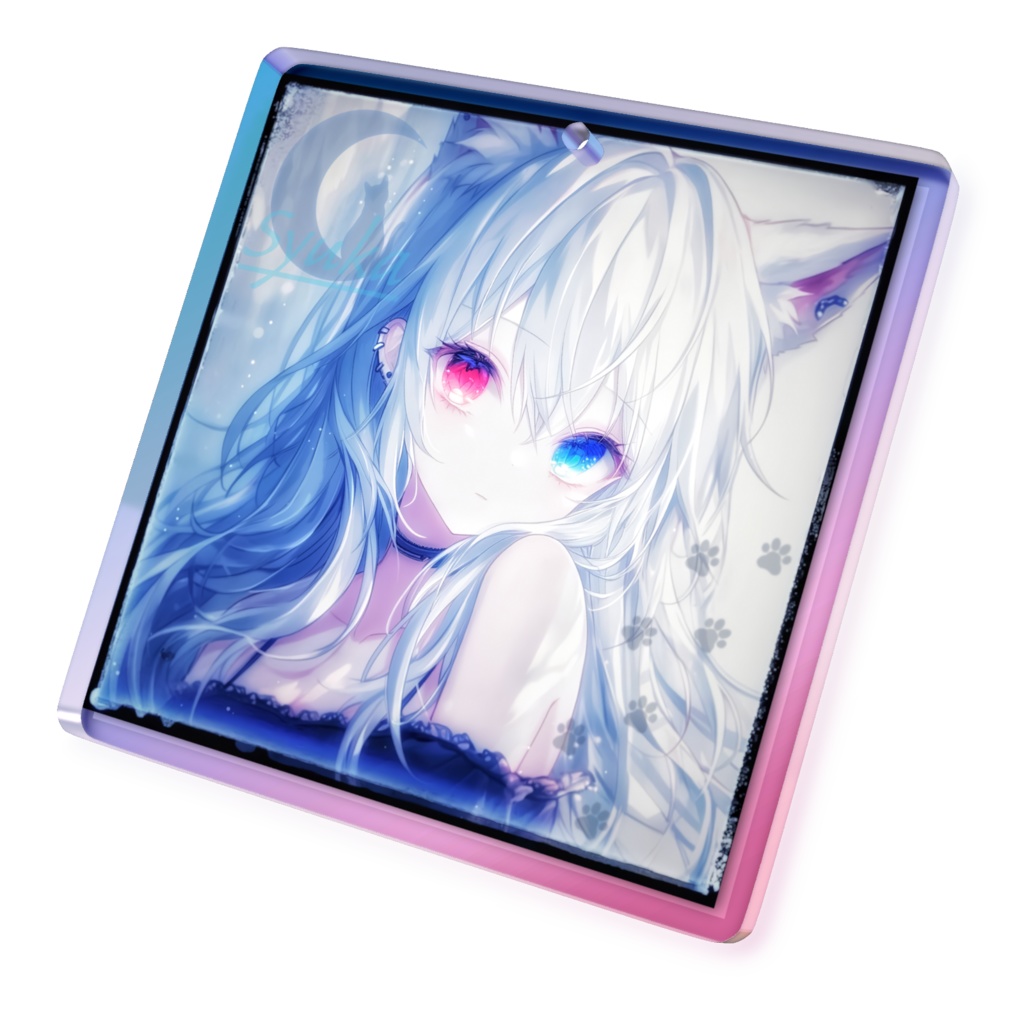 水瀬しゅか　オーロラアクリルキーホルダー