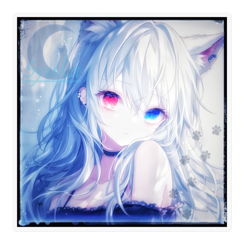 水瀬しゅか　クリアステッカー