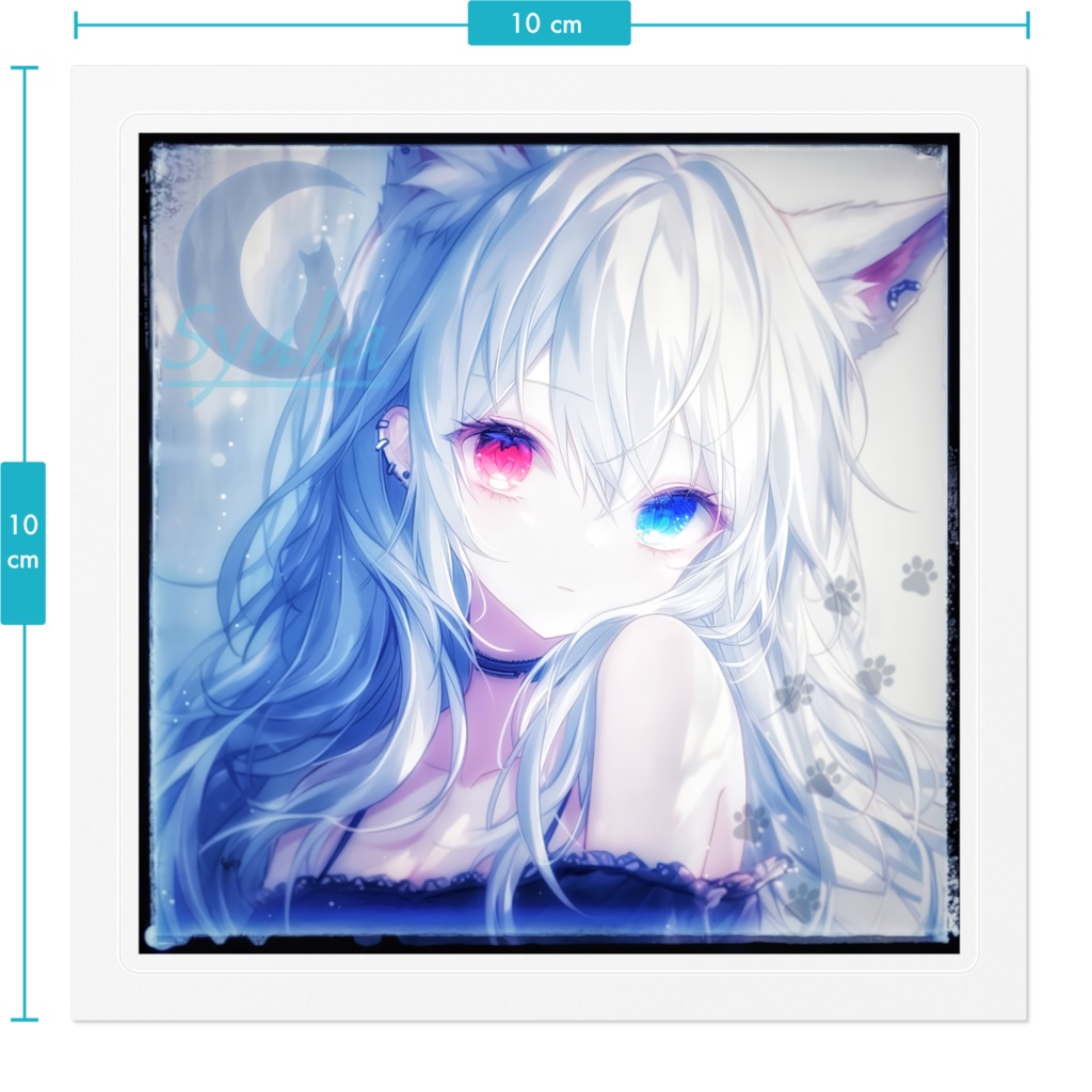 水瀬しゅか クリアステッカー