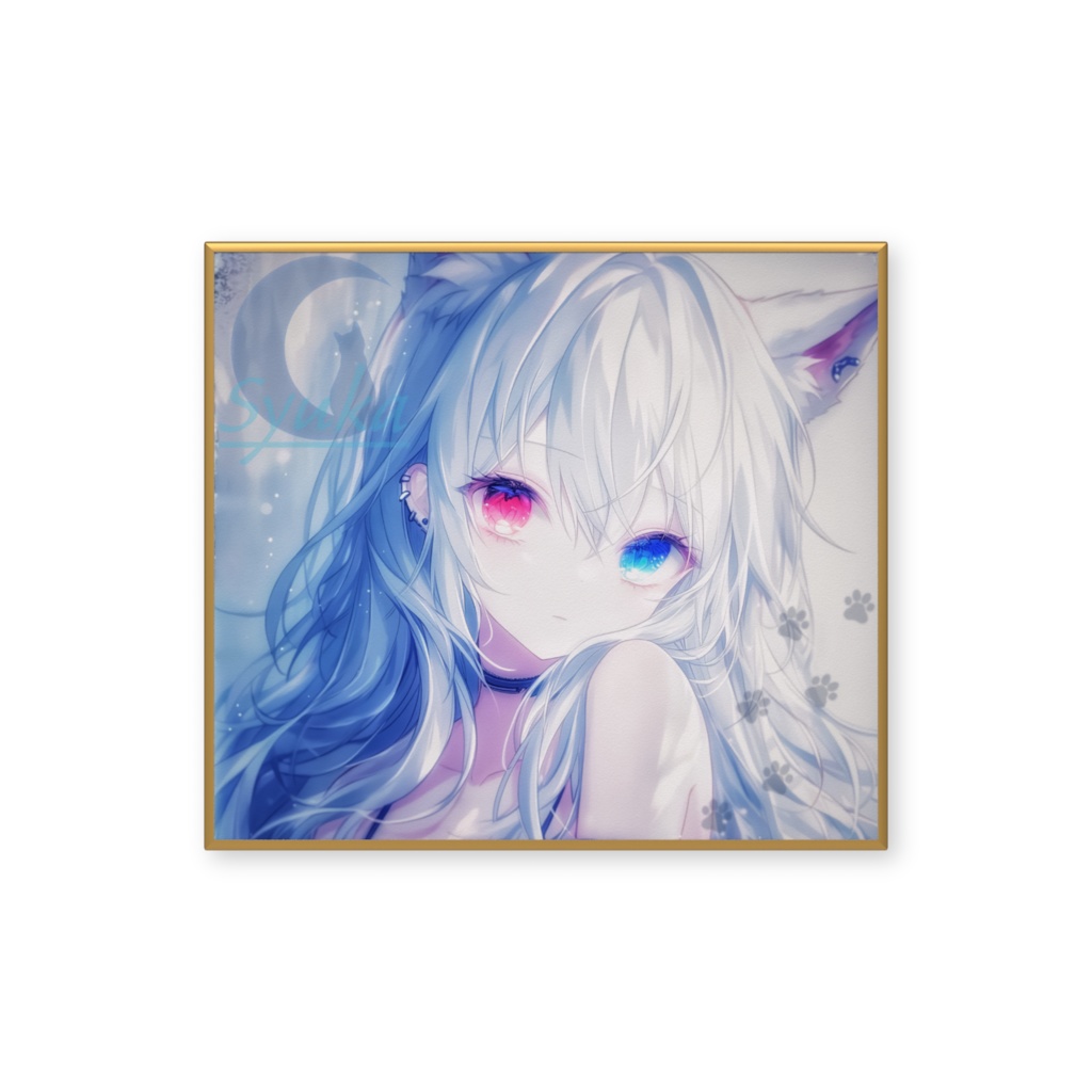 水瀬しゅか ミニ色紙