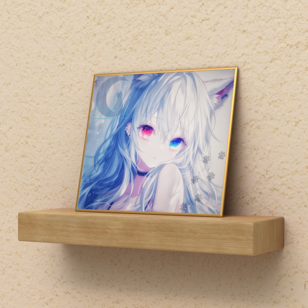 水瀬しゅか ミニ色紙