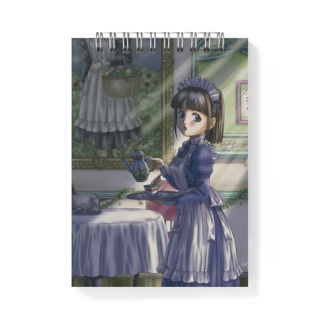 オリジナルメイドさんメモ帳