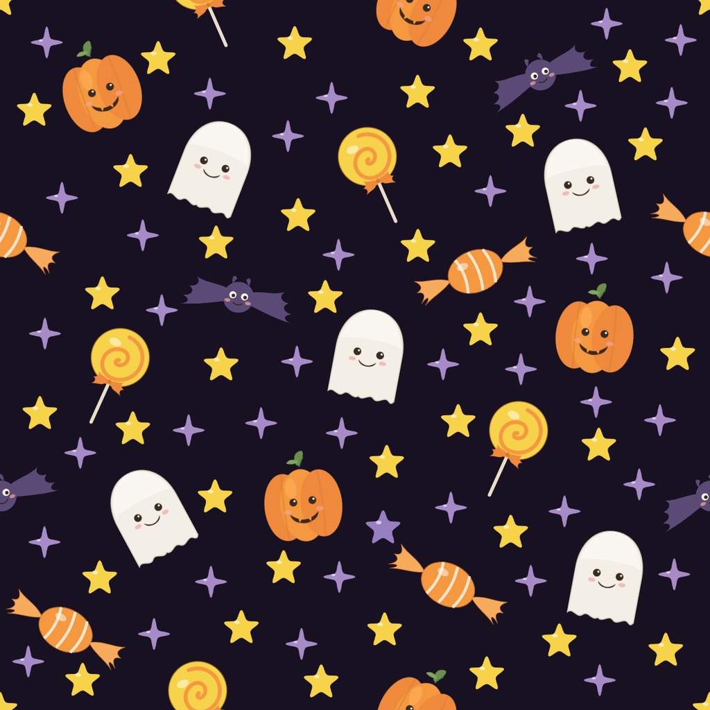 ハロウィン デジタルペーパー 5色セット