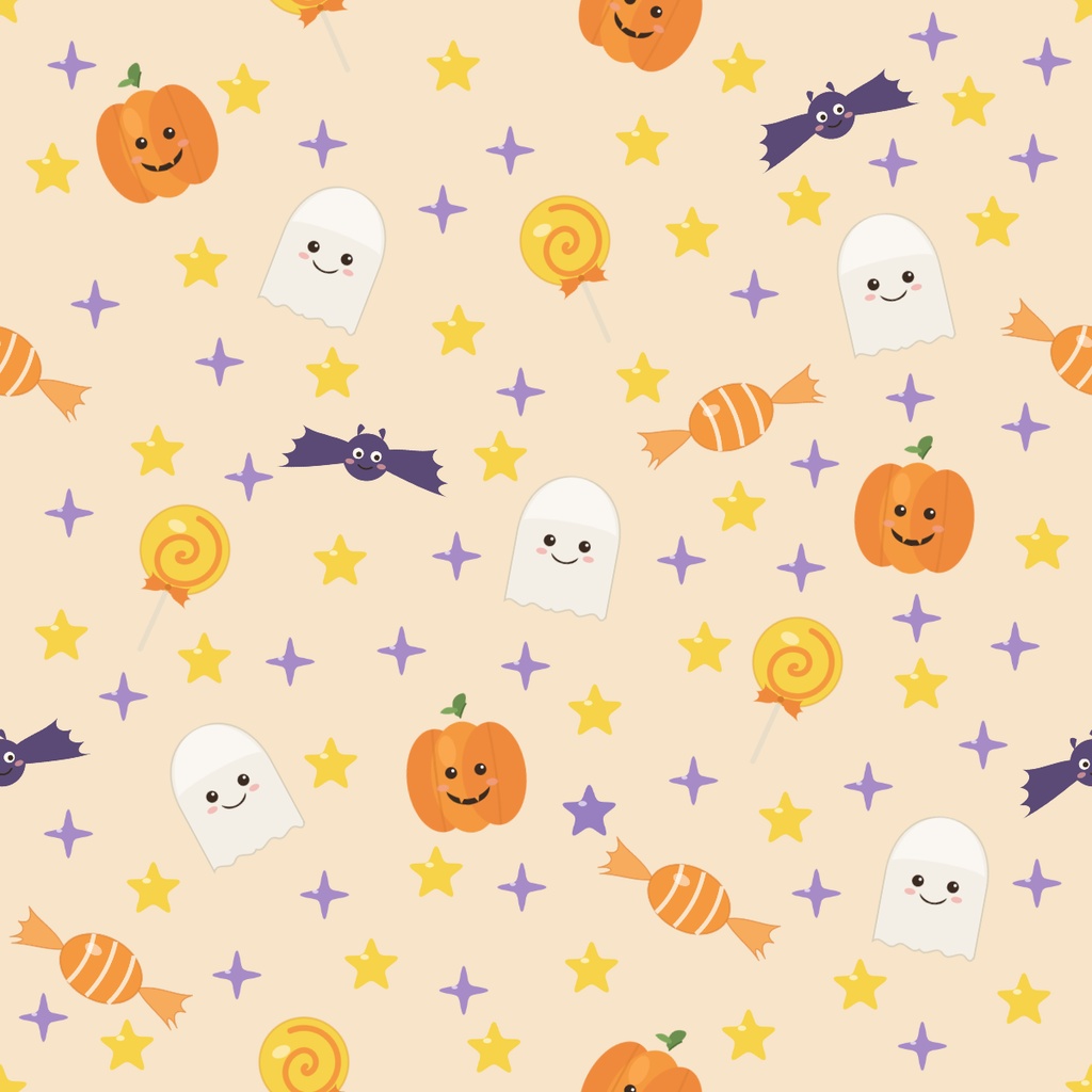 ハロウィン デジタルペーパー 5色セット