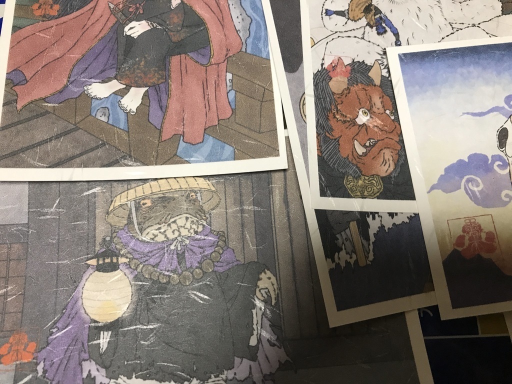 ポストカード5枚セット(和紙)