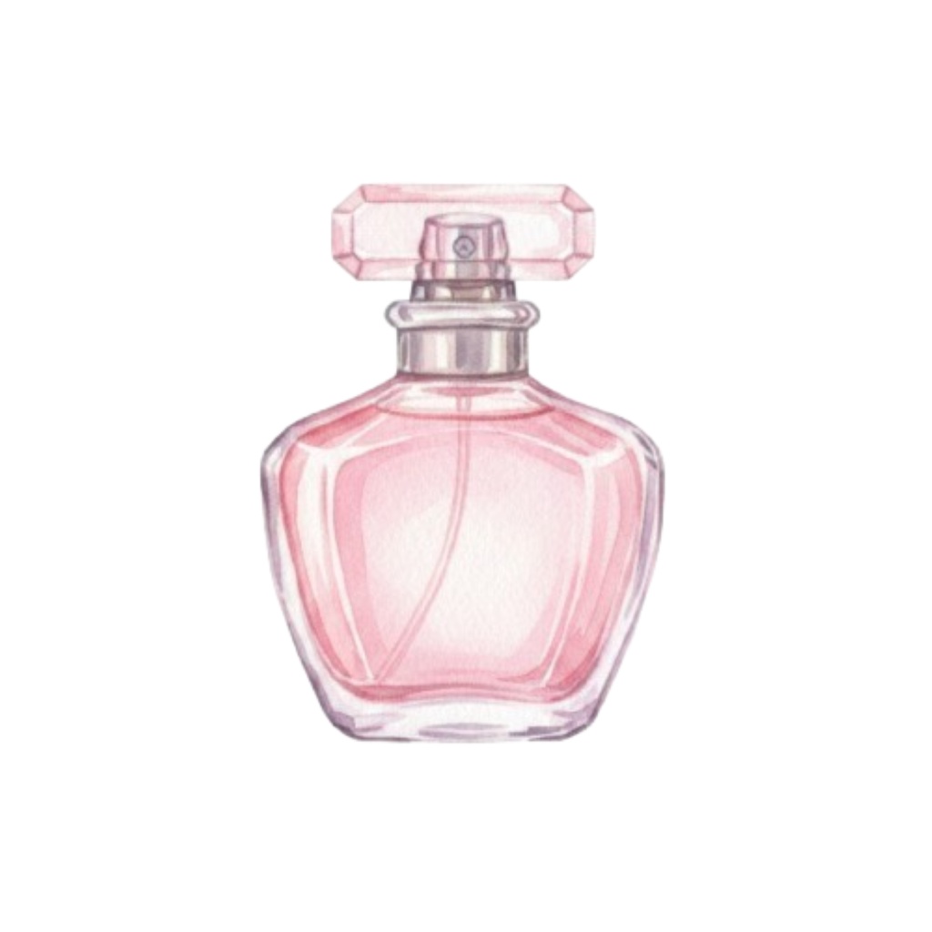 水彩ピンクのアンティークで可愛い旅行クリップアート10セット(PNG透過)