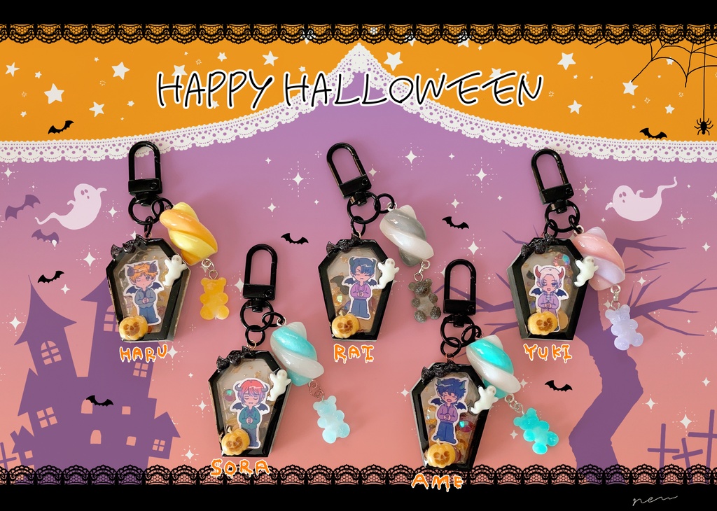 お天気男子ハロウィンキーホルダー