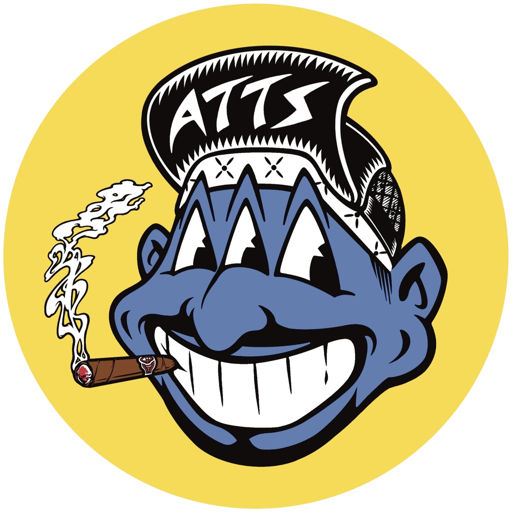 三つ目 INDIANS(缶バッヂ 25mm)