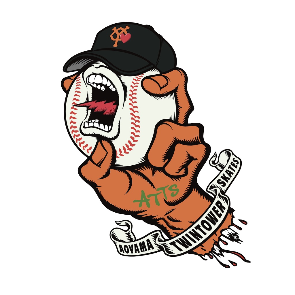 巨人ベースボールハンド(T-shirt White)