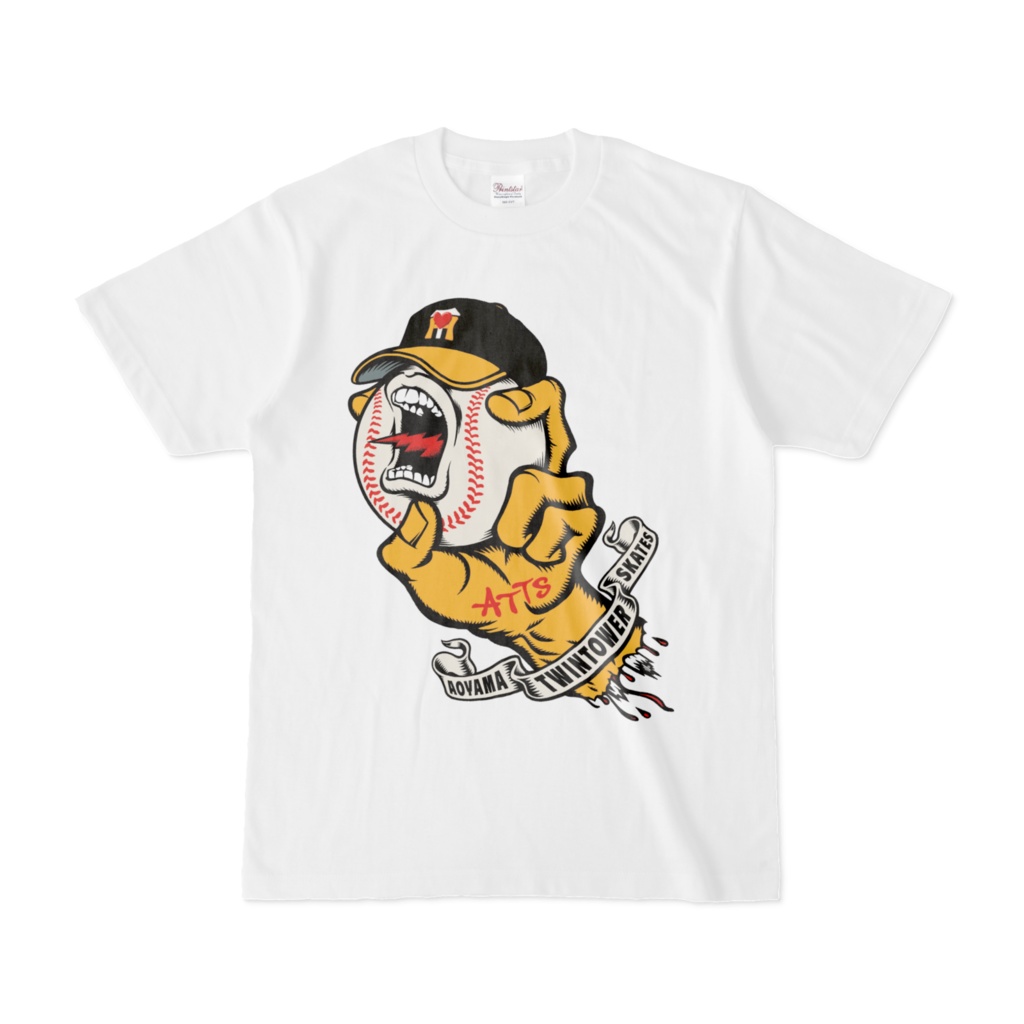阪神ベースボールハンド(T-shirt White)