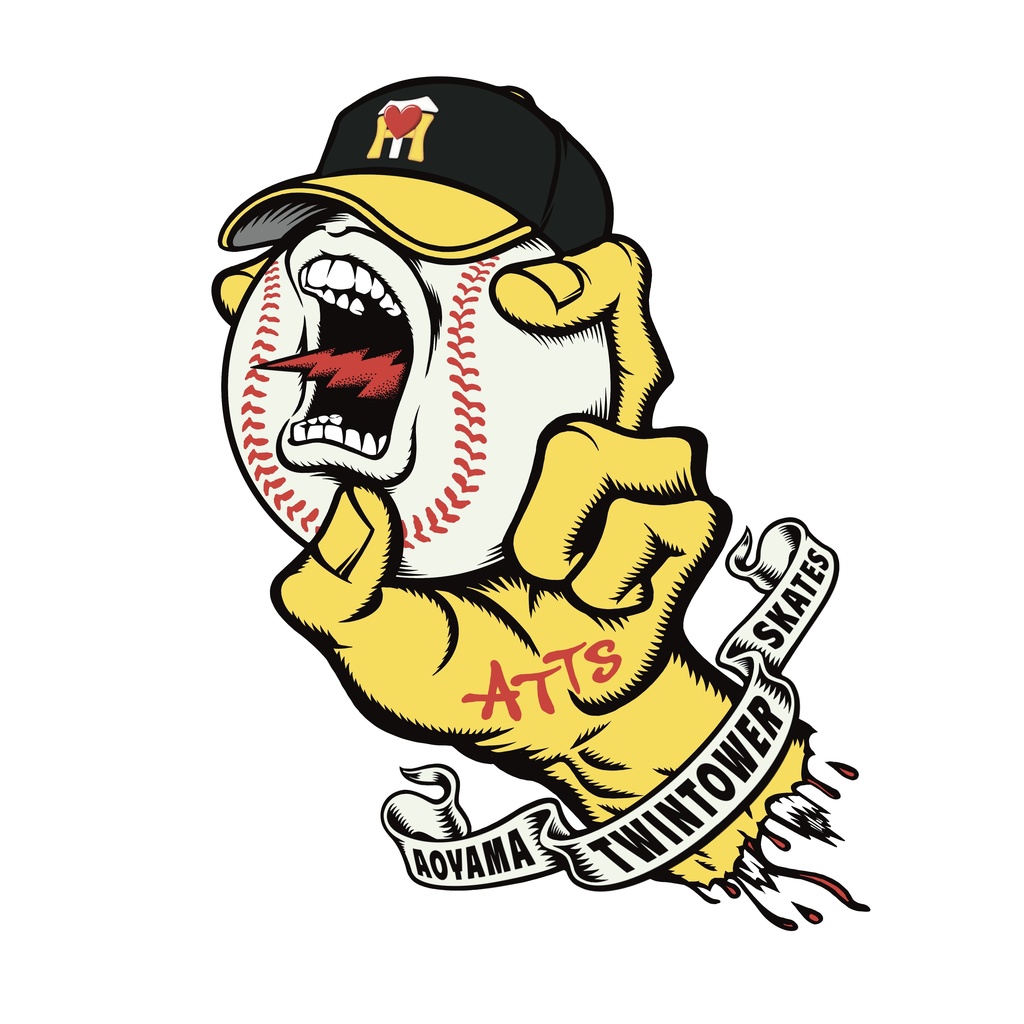 阪神ベースボールハンド(T-shirt White)