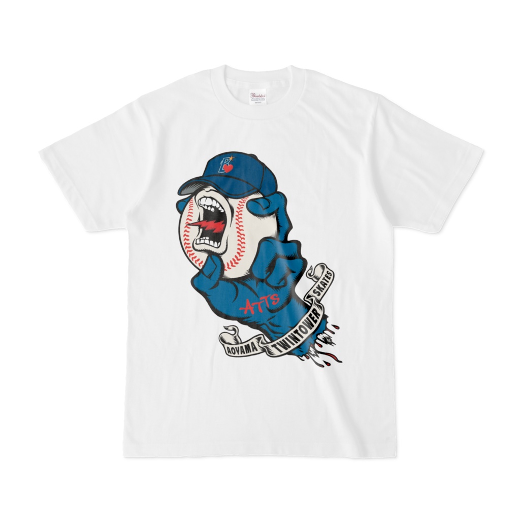 横浜ベースボールハンド（T-shirt White）