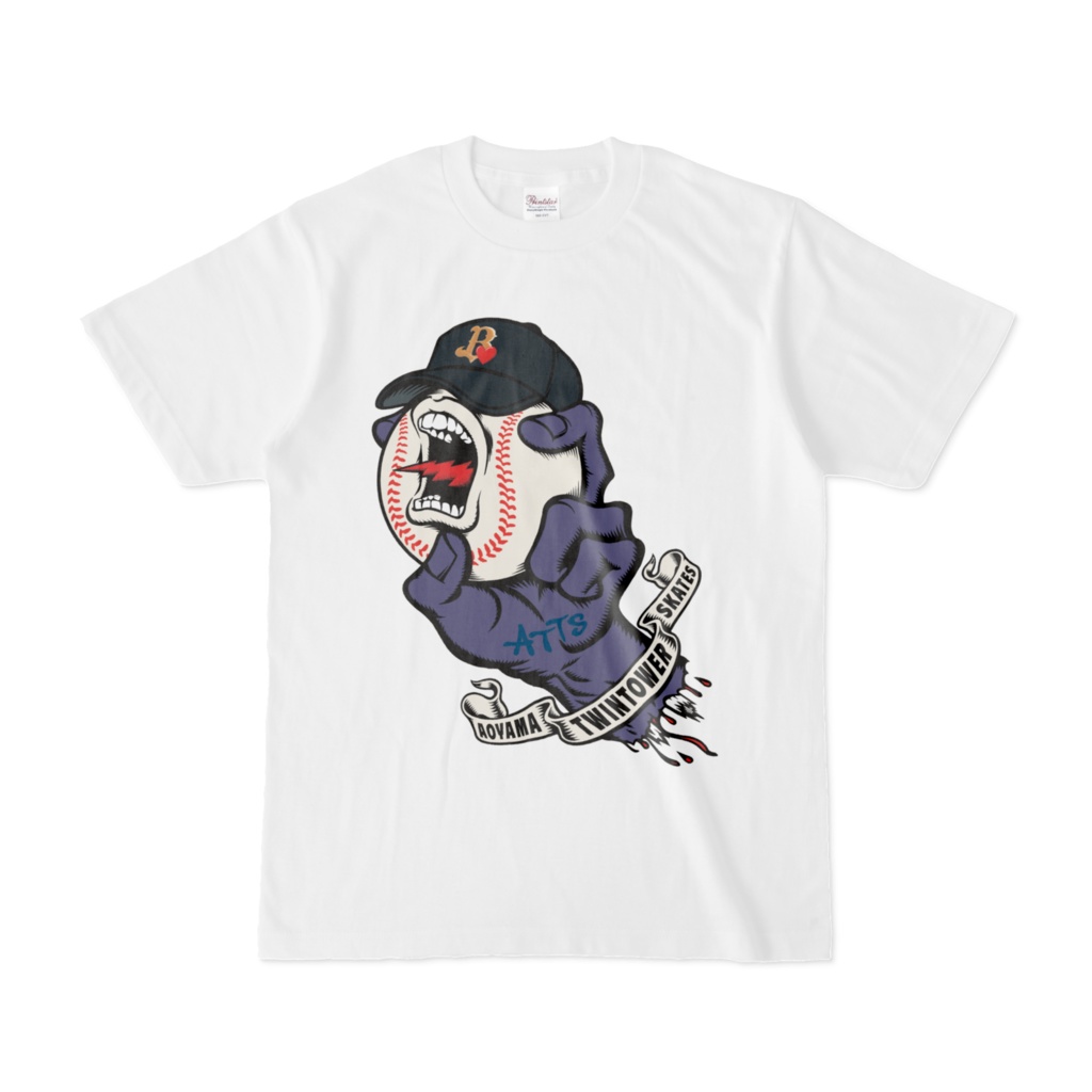 バファローズ ベースボールハンド(T-shirt White)