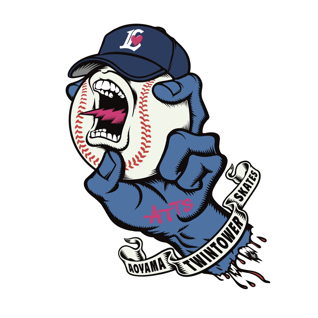 西武 ベースボールハンド(T-shirt White)