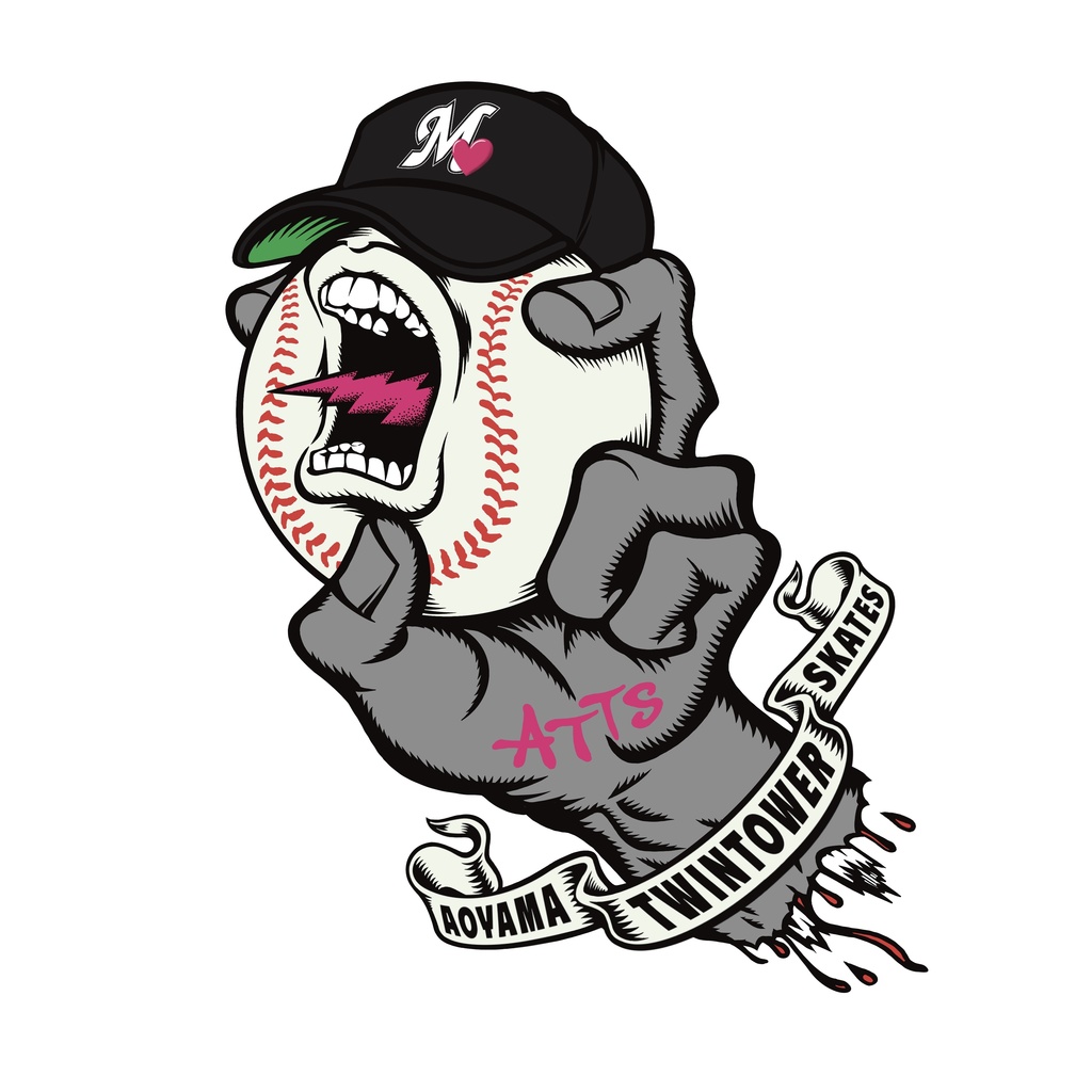 ロッテ ベースボールハンド(T-shirt White)