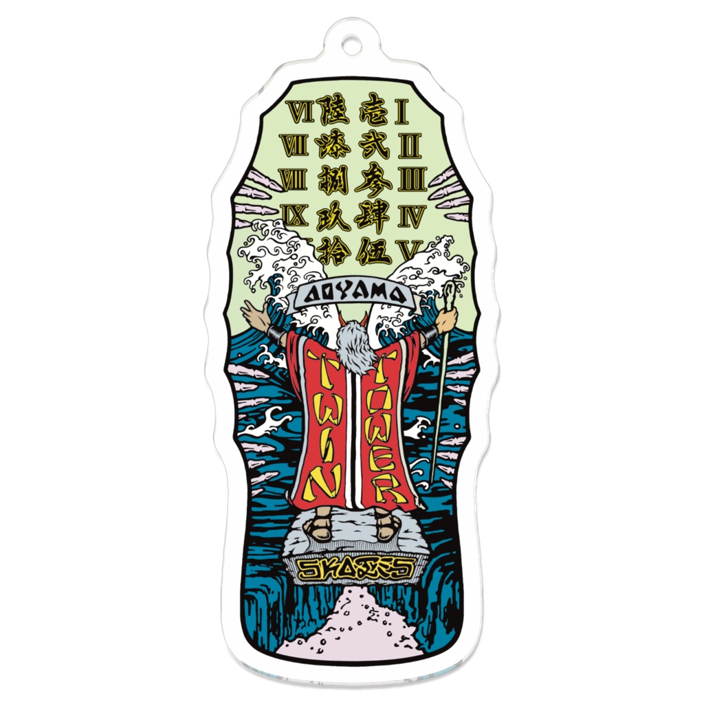 DT風 AM moses 十戒 deck shape（アクキーM）