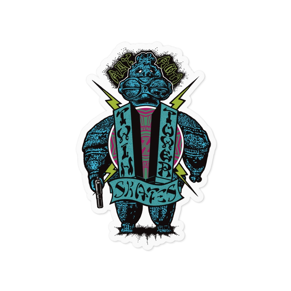 DT風 遮光器土偶／clay figure（sticker S）