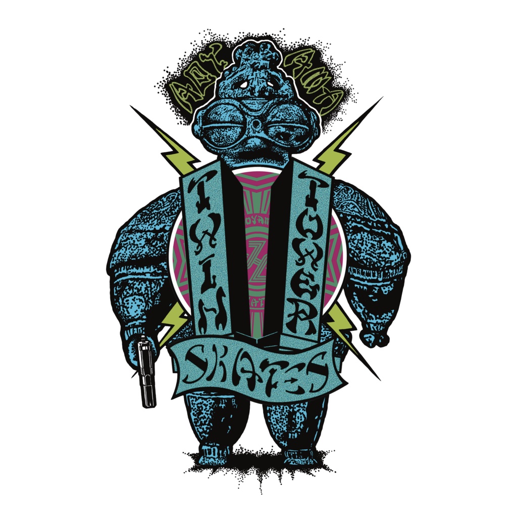 DT風 遮光器土偶/clay figure(sticker S)