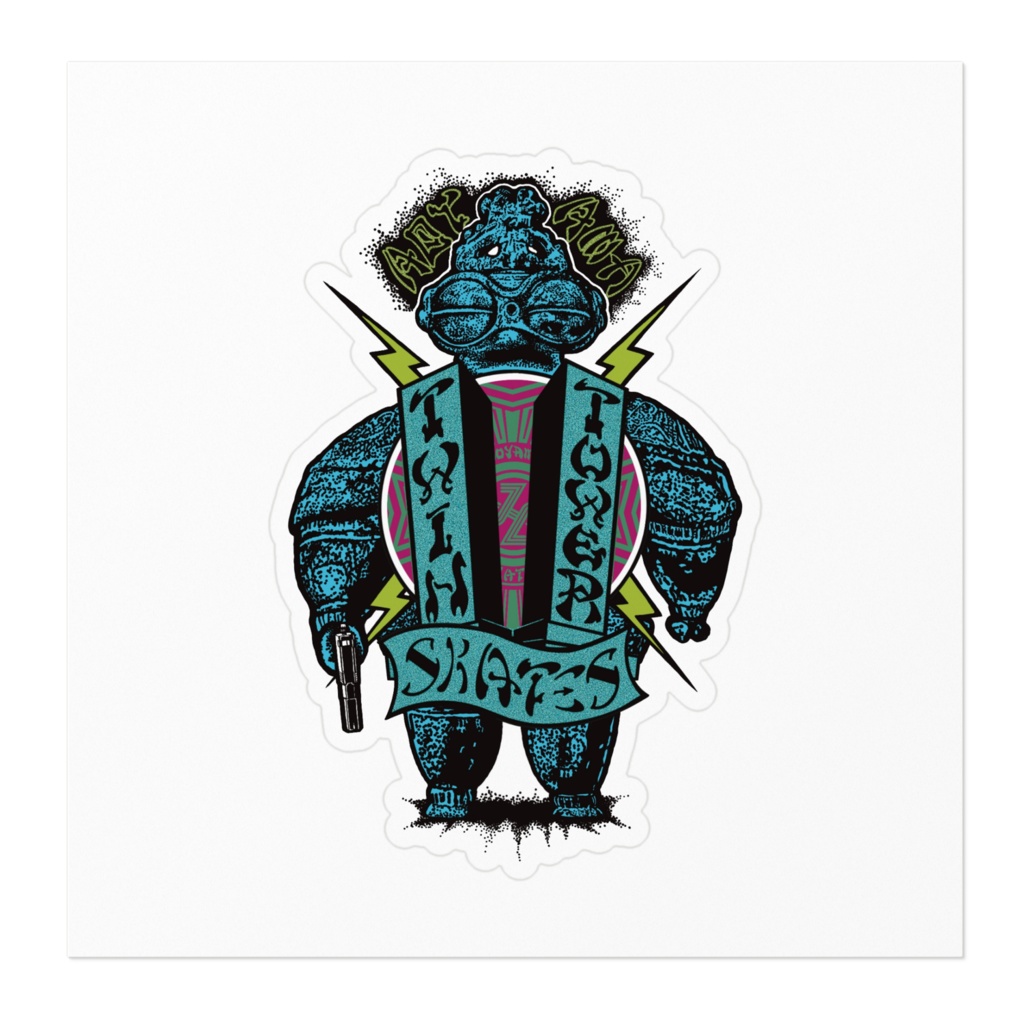 DT風 遮光器土偶/clay figure(sticker S)