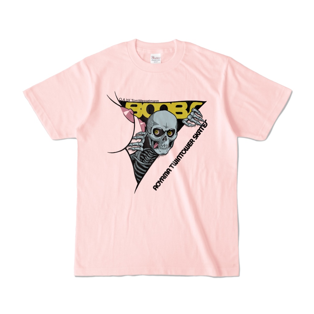 T.W.× BONES ripper（T-shirt Light pink）