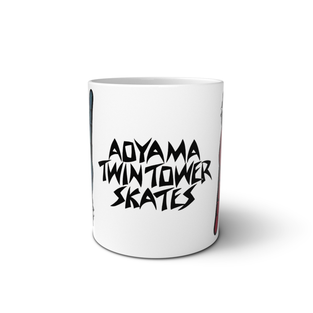 メロイックハンド 赤青(マグカップ/mug)