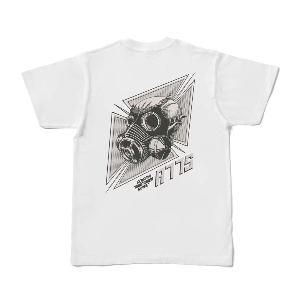 PP風 T.HAWK Gas mask(T-shirt White)
