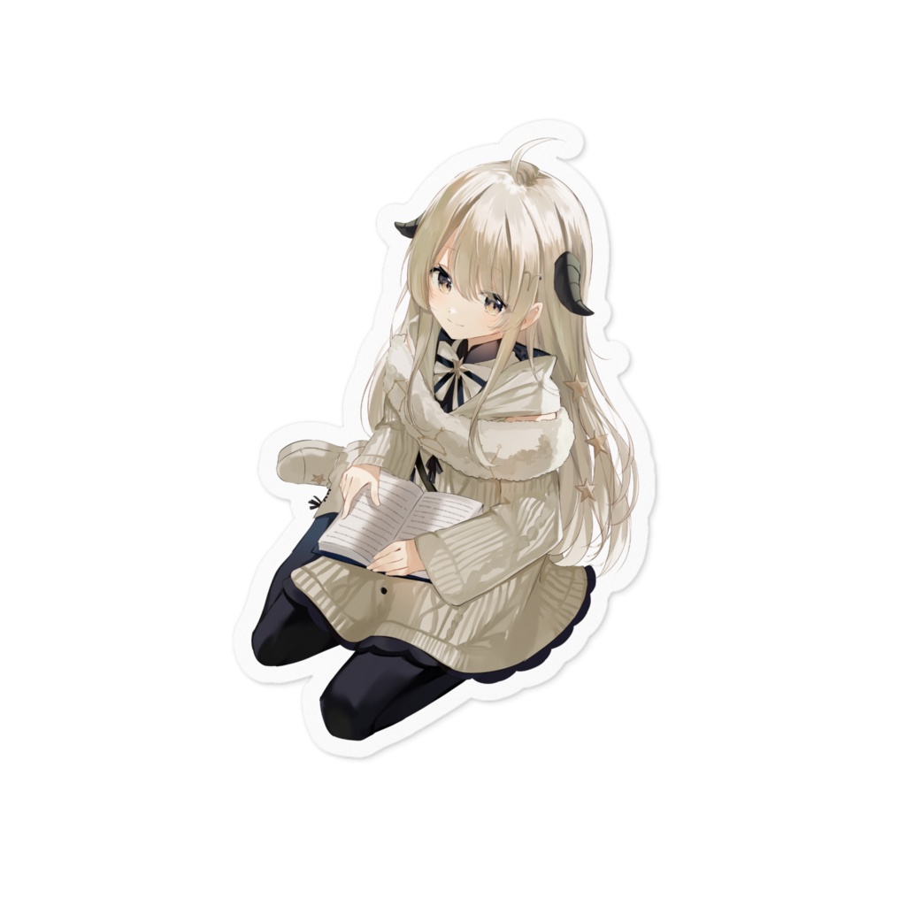 Vtuber 綿空める 陽だまりの安らぎ ステッカー